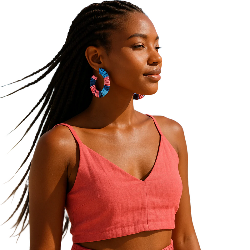 Berry Crush Rattan Hoops